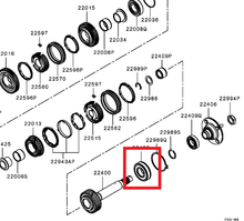 Load image into Gallery viewer, Mitsubishi BEARING,M/T OUTPUT SHAFT | 2522A422
