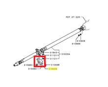 Load image into Gallery viewer, Mitsubishi PROTECTOR,PROPELLER SHAFT | 3450A003
