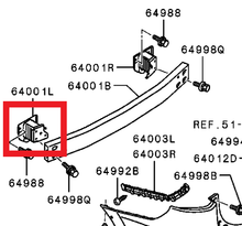 Load image into Gallery viewer, Mitsubishi REINFORCEMENT,RR BUMPER,LH | 6410B895
