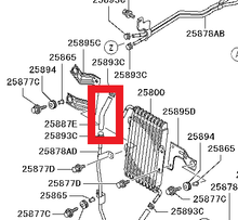 Load image into Gallery viewer, Mitsubishi HOSE,T/M OIL COOLER LINE | MR470183
