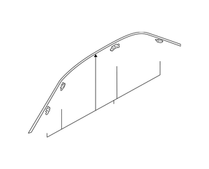 Mitsubishi MOULDING,DRIP,RH | MR520288