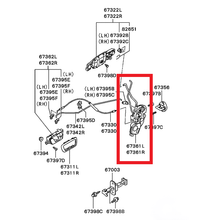 Load image into Gallery viewer, Mitsubishi LATCH,FR DOOR,LH | MR573707
