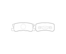 Load image into Gallery viewer, Mitsubishi PAD SET,RR BRAKE | MZ690346
